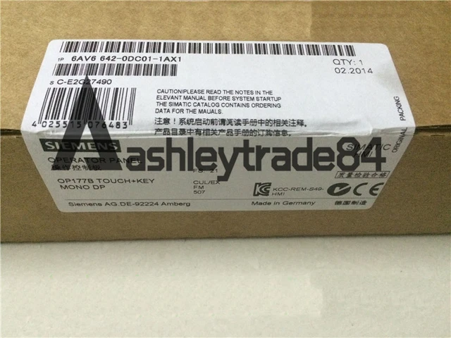 ONE NEW Siemens HMI 6AV6 642-0DC01-1AX1 6AV6642-0DC01-1AX1 Touch Panel