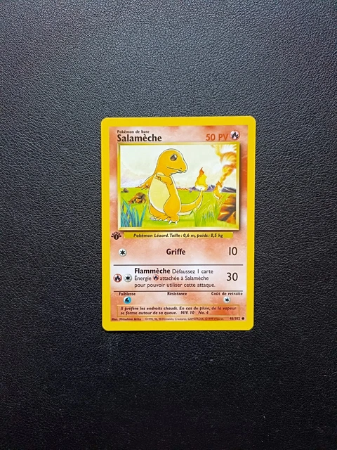 Pokemon Card SALAMECHE 46/102 Wizards Base Set EDITION 1 EN NM