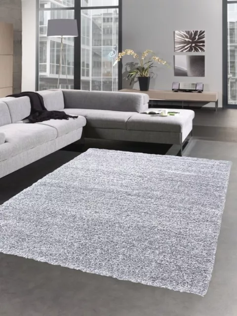 Shaggy carpet tapis à poils profond pile longue tapis de salon carpette uni gris