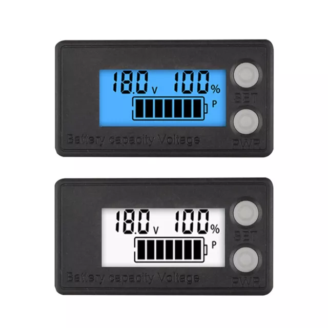 6133A /6133B Waterproof  LCD Voltmeter Battery Capacity Indicator Meter DC8-100V