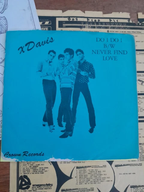 X Davis Do I Do I 1981 Cool Power Pop Vinyl Record Kbd Power Pop Nuggett