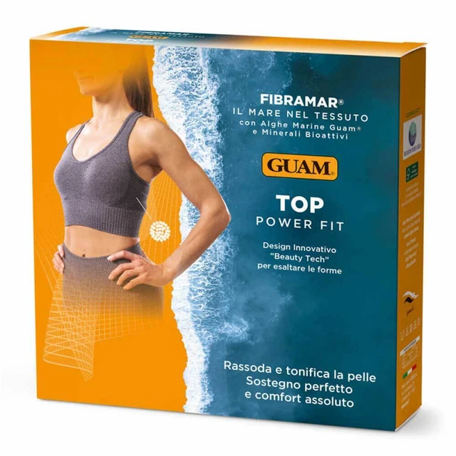 Guam Top Fibramar Power Fit Colore Grigio Taglia S/M 42-44, 1 Pezzo