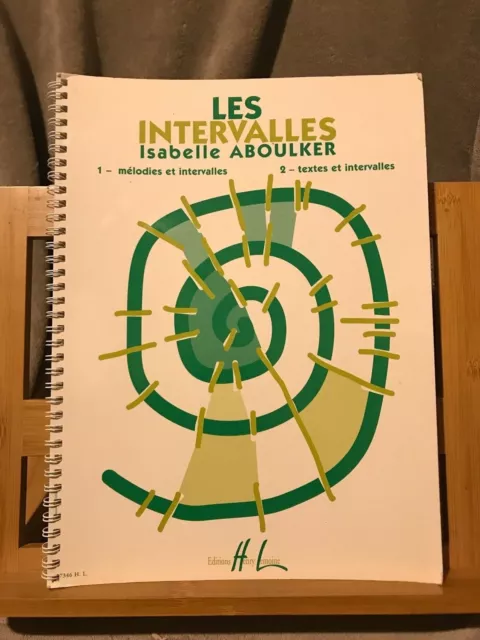 Isabelle Aboulker Les Intervalles méthode partition chant éditions Henry Lemoine