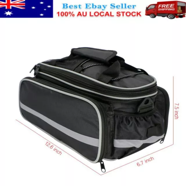 Bike Bicycle Rear Rack Pannier Bags Seat Saddle Carry Bag Carrier Waterproof