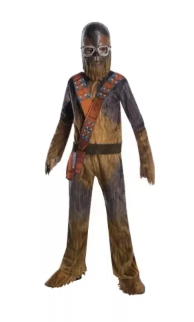 Disney CHEWBACCA Star Wars Child Halloween Costume Dress Up Size MEDIUM 8-10 NWT