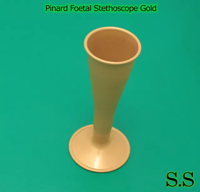 Pinard Foetal Stethoscope Gold Surgical instruments