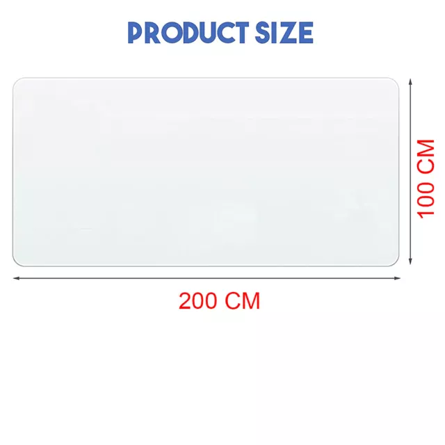 2mm Thick Clear Transparent Vinyl PVC Tablecloth Table Protector Plastic Cover