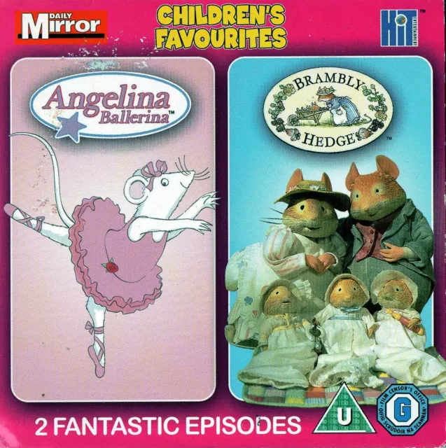 ANGELINA BALLERINA / BRAMBLY HEDGE - 2 Fantastic Episodes : CHILDRENS PROMO DVD