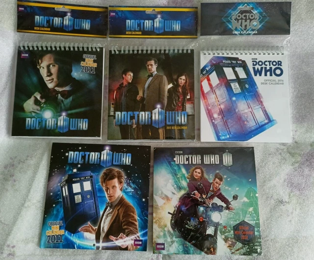 Doctor Who 5x New Desk Calendar/Mini Calendar Bundle
