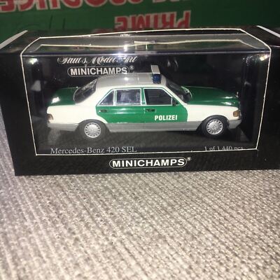MINICHAMPS 1/43 MERCEDES Benz 560SEL essence métallique 1989-91 w126