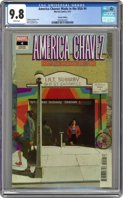 America Chavez Made in the USA #4B Aspinall Variant CGC 9.8 2021 3920202002