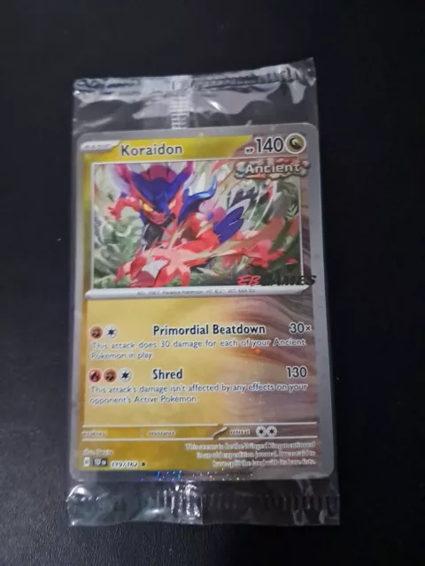 Pokemon - Koraidon - 119/162 - Temporal Forces EB GAMES Promo - Sealed