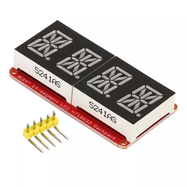 0.36" 4 Digit LED Display Module, 5V 7 Segment Common Cathode Red