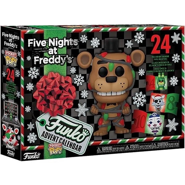 FIVE NIGHTS AT Freddy’s 24Day Holiday Advent Calendar Pocket Pop