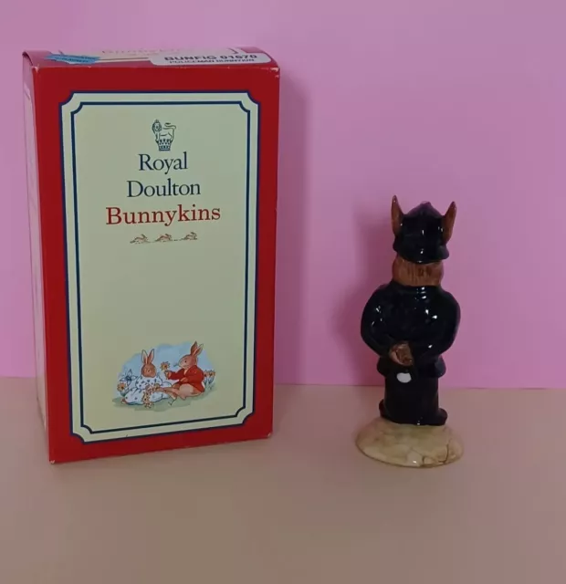 BUNNYKINS 'Policeman'  Rabbit Figurine Royal Doulton MILLENNIUM STAMP DB64 Boxed 2