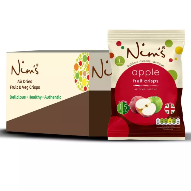 Premium Apple Crisps Multipack Box of 5, Each 20g