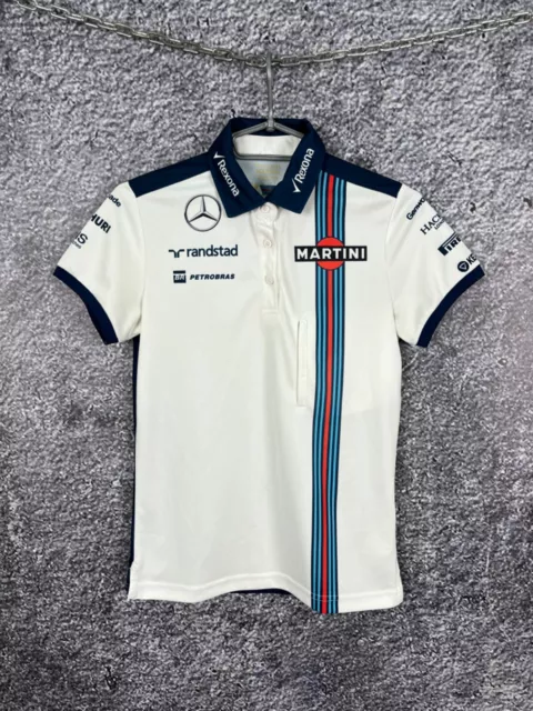 Womens Hackett London Williams Martini Racing Team Polo T-Shirt Size 8