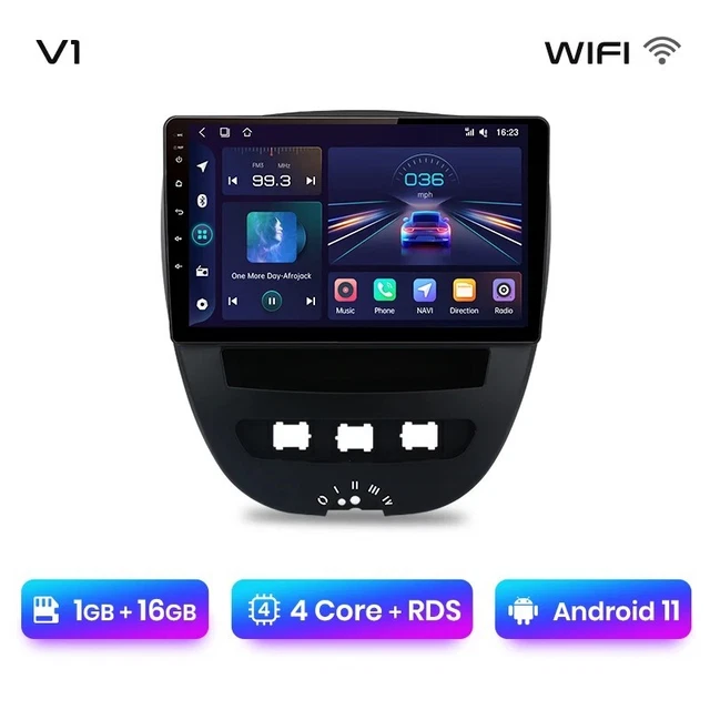 Autoradio voor Peugeot 107, Citroen C1, Toyota Aygo - Advertentie 1504879