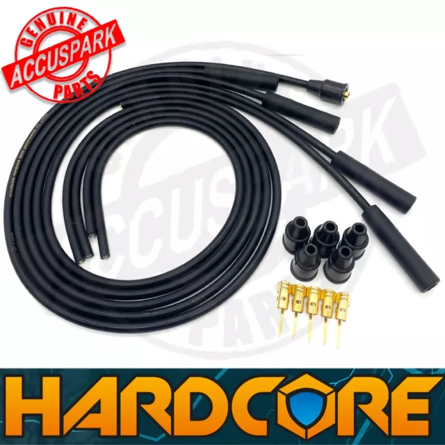 Accuspark-HardCore Custom fit Classic Car 8mm Performance Silicone HT Leads 4cyl