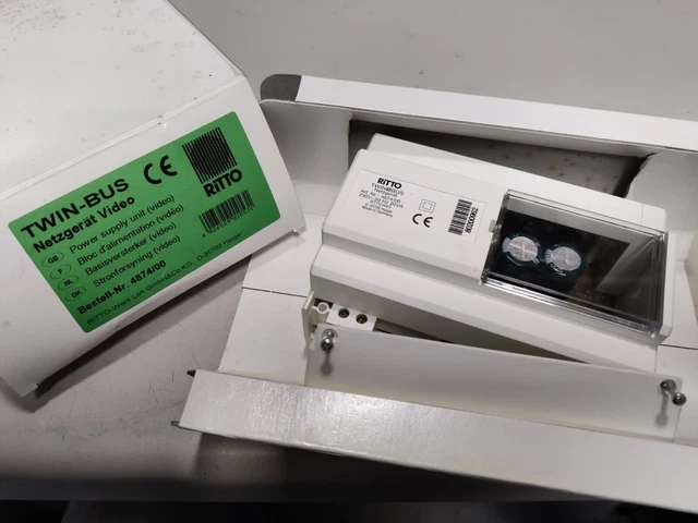 RITTO TWINBUS NETZTEIL 4874 /00 Twin Bus Video Netzgerät 18 / 24V NEU ...