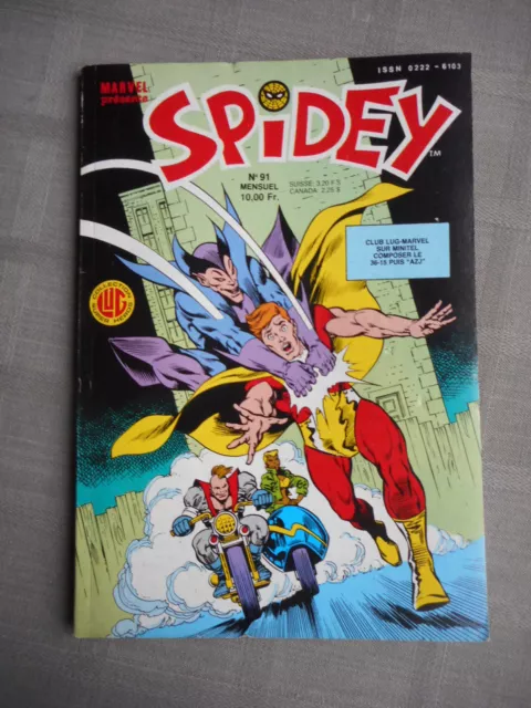 Spidey 91 Édition Lug 1987 En Bon État