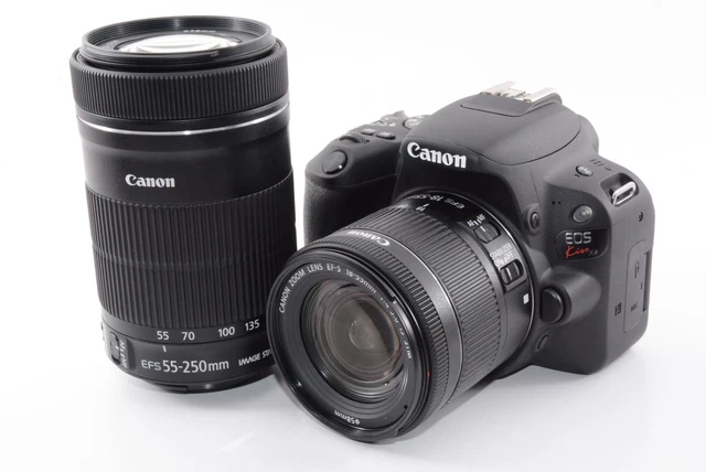Canon - Canon kiss X9＋EFS18-55mm CANON EOS KISS X9 DSLR Camera Kit 18-55mm Lens, Used
