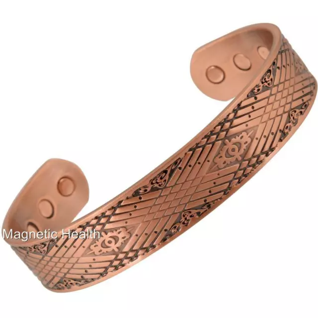 Bracciale Curativo Magnetico Da Uomo Rame Salute Artrite Sollievo Dal Dolore 251