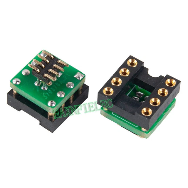 50PCS/LOT MSOP / SOIC / TSSOP SOP8 turn DIP8 IC adapter Socket PCB PB FREE SOIC8