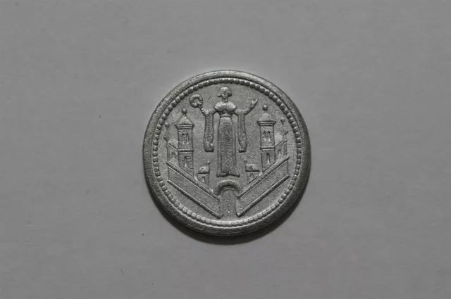 Germany War Money Token 10 Pfennig 1921 Magdeburg Aluminium B34 #Z756