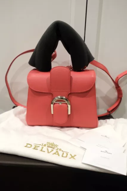 Delvaux Le Brillant Handbag Like New (Full Set)