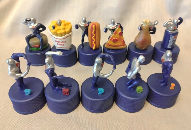 PEPSIMAN BOTTLE CAP set Japan limited edit Pepsiman characters and Foods  $59.00 - PicClick