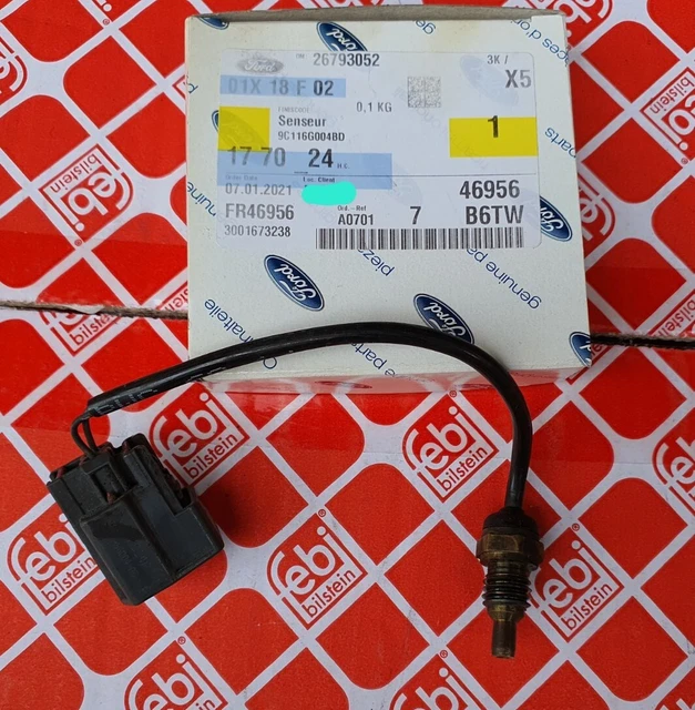 Capteur Température Air Extérieur 1S7F10K936AA Pour Ford Fiesta, Focus, S-max, Mondeo - Compatible Référence 1117860