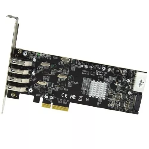 StarTech PEXUSB3S44V 4 Port PCIe SuperSpeed USB 3.0 Card w/ 4 Dedicated 5Gbps 2