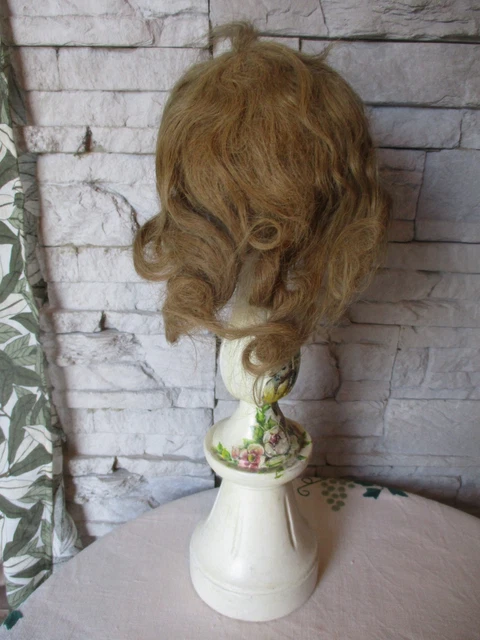 Perruque Mohair Taille 15 Cm Pour Poupée Ancienne Ou Reborn – Fabriquée UK