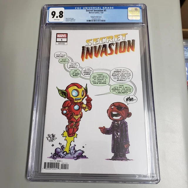 Secret Invasion #1 CGC 9.8 Skottie Young Variant Cover Marvel Comics 2023