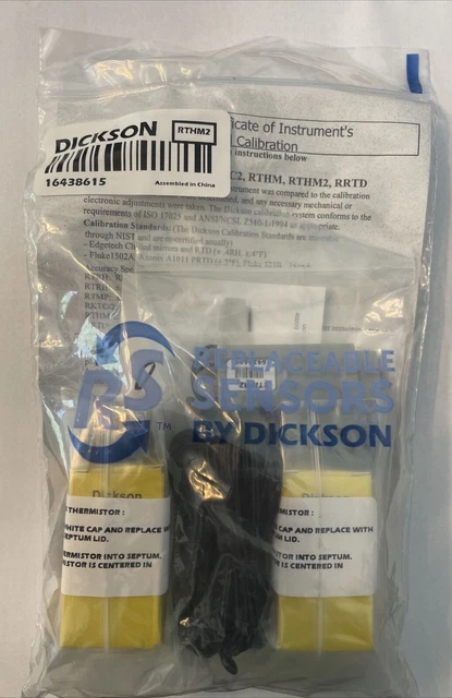 Dickson Dual Glycol Thermistor Sensor RTHM2