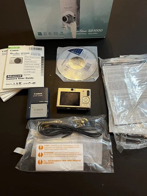 Canon PowerShot  IXUS 70 / ELPH SD1000 7.1MP Digital Camera - Silver- Tested