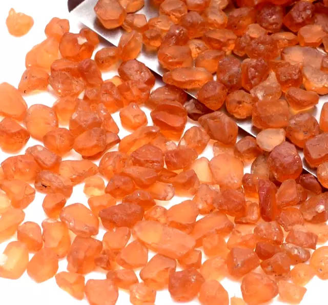 4-8 MM Natural Spessartite Orange Garnet Flawless Facet Grade~Gemstone Rough.