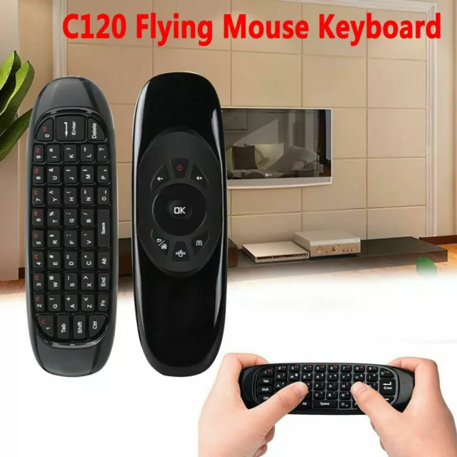KODI Android Mini TV Box C120 2.4 Remote Control Air Mouse Wireless Keyboard