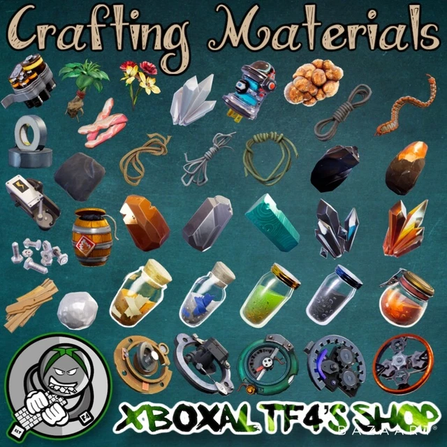 FORTNITE Crafting Materials, Building Materials .. etc PC / XBOX