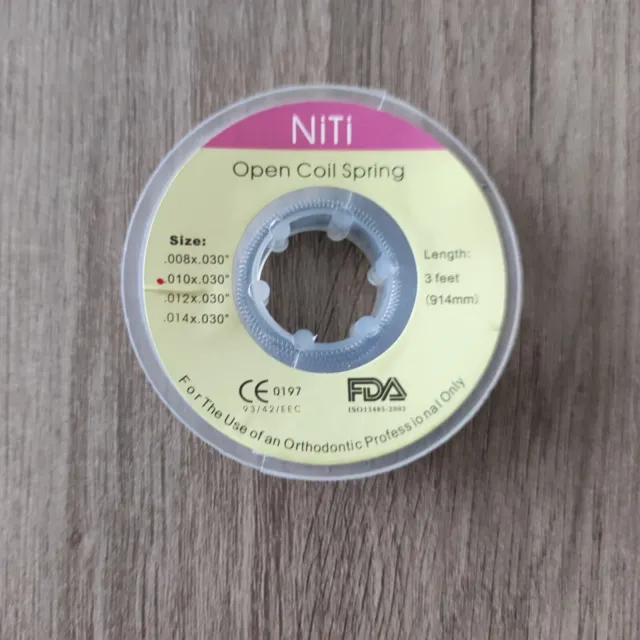 Dental Orthodontic Niti Open Coil Springs Dia.010 inch 010*030″ 914mm