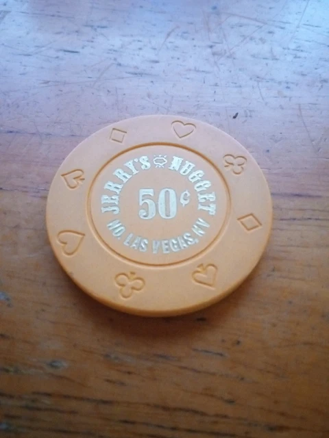 Jerry's Nugget Casino Chip .50 Cent