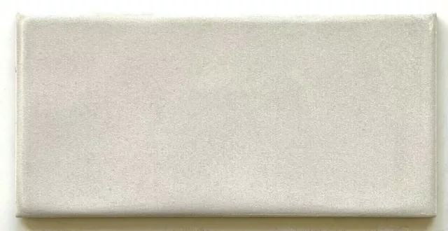 3x6 Bella Soft Gray Glossy Artisan Surface Subway Ceramic Tile MADE IN USA 8PCS