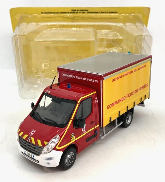 Miniature Norev 1/43 Renault Master Pompiers équipe Subaquatique, Occasion