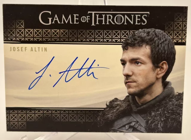 Josef Altin As Pypar 🔥🔥Game Of Thrones Auto Limited Edition🔥🔥