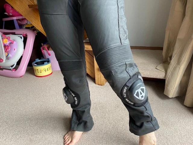 Leather motorcycle trousers sale cheap