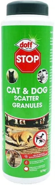 Doff Stop Cat & Dog Repellent Scatter Granules No Digging No Fouling Repel 700gm