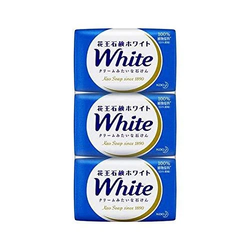 Kao Weiß Seife Reguläre 85g 3 St.Beinhaltet Natürlich Abgeleitet Squalan Japan