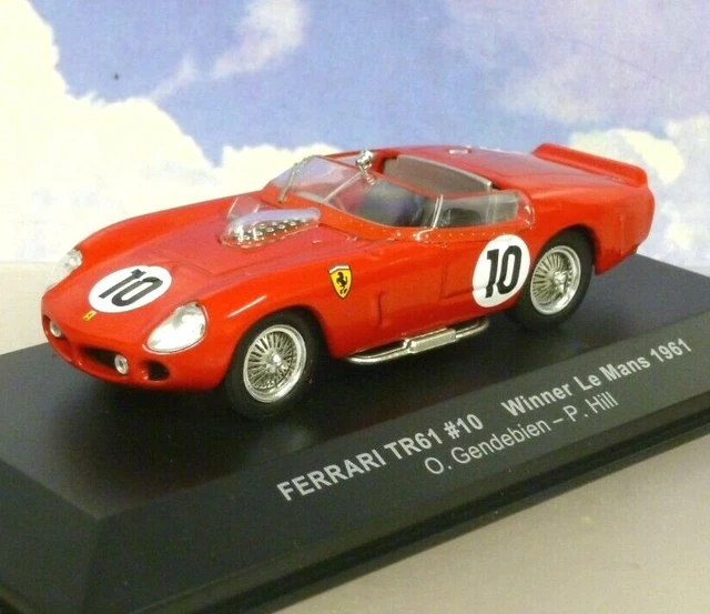 Miniature Ferrari TR60 N°11 - 24H Du Mans 1960 - IXOMODELS échelle 1/43 - Collection Neuve