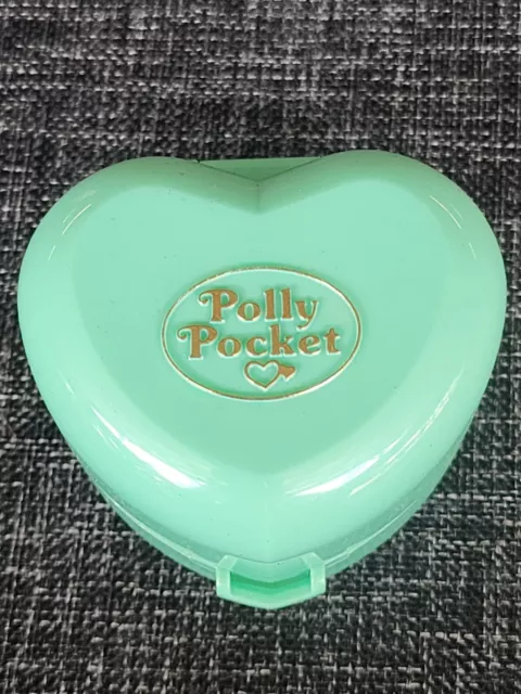 1991 Polly Pocket Bluebird Midge's Bedtime Ring Case COMPACT ONLY #135